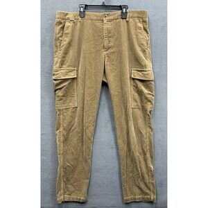 Scotch & Soda Stuart Corduroy Cargo Casual Pants Mens 36X32 Brown